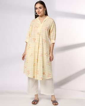 avaasa mix n' match Women Printed Collar-Neck Straight Kurta-picture-50