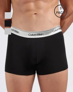 calvin klein underwear Men Pack of 3 Trunks with Logo Waistband-picture-36