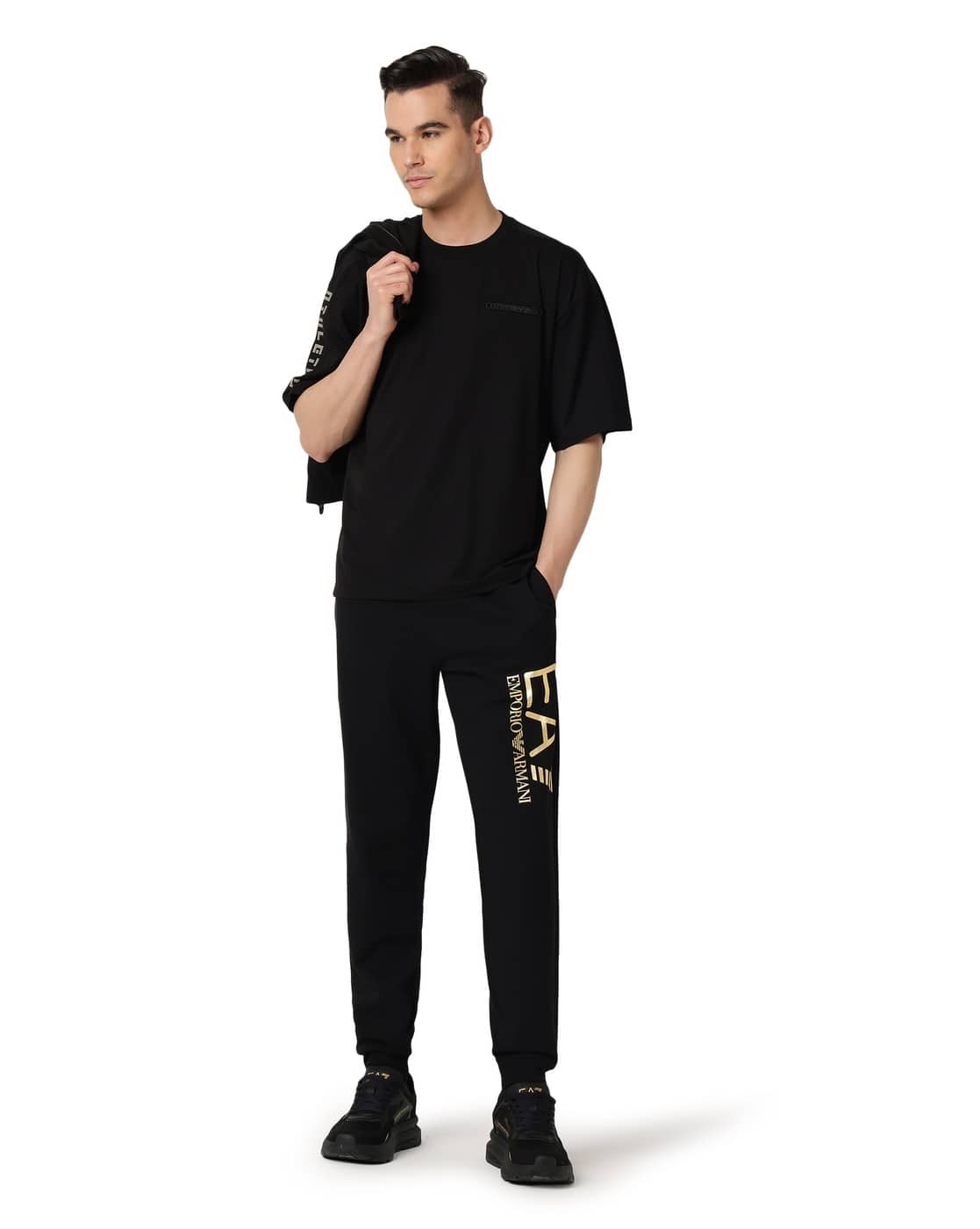 Buy EA7 Emporio Armani Dynamic Athlete Trackpants Online | Ajio.com