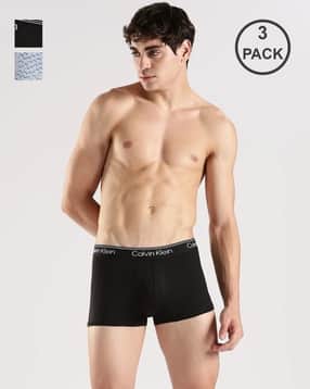 calvin klein underwear Men Pack of 3 Trunks with Logo Waistband-picture-48