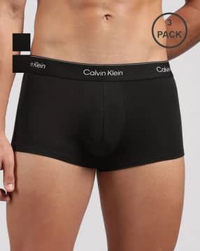 calvin klein underwear Men Pack of 3 Trunks with Logo Waistband-picture-50