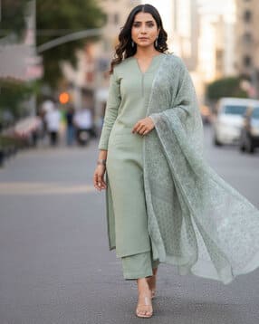 nyrika Women Floral Straight Kurta Set-picture-35