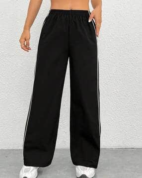 Women High-Rise Relaxed Fit Trousers-image-14
