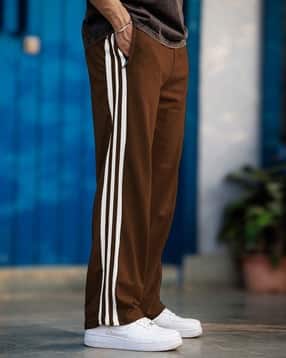 buda jeans co Men Striped Baggy Fit Track Pants-picture-25