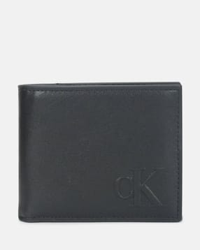 calvin klein Logo Debossed Leather Bi-Fold Wallet-picture-20