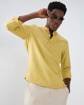 vastrado Men Slim Fit Kurta-picture-40