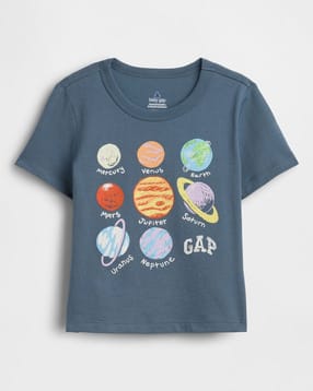 Boys Graphic Print Relaxed Fit Round-Neck T-Shirt-image-25