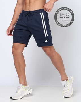 Men Active Regular Fit Taping Shorts-image-34