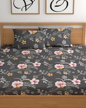 cg homes 150 TC Printed Double Bedsheet with Pillow Covers-picture-19