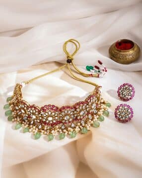 rubans Women Necklace & Earrings Set-picture-30