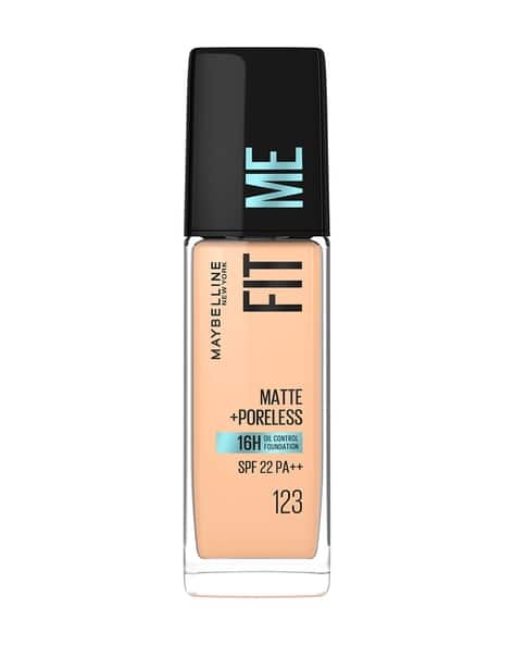 Maybelline New York Fit Me Matte + Poreless Liquid Foundation SPF 22 - 123 Soft Nude