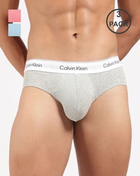 calvin klein underwear Pack of 3 Mid-Rise Briefs with Elasticated Waist-picture-46