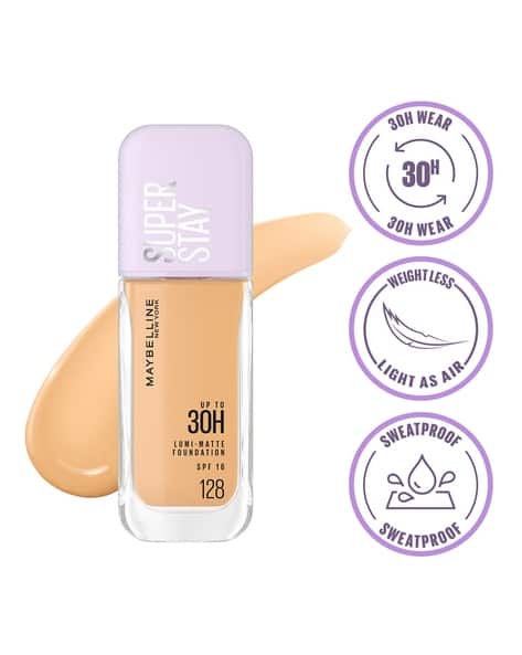 Maybelline New York Super Stay Lumi Matte Liquid Foundation 30H Longwear Yet Light As Air 128