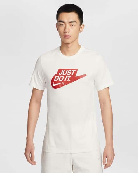NIKE Men Asbury Printed Regular Fit Crew-Neck T-Shirt