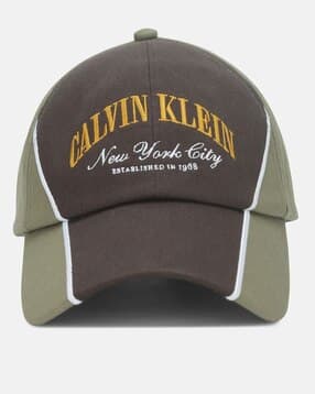 calvin klein Logo Embroidered Cotton Baseball Cap-picture-35