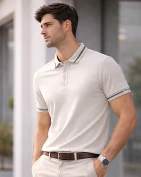 alpha tribe Men Regular Fit Polo T-Shirt-picture-23