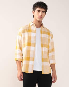 lee cooper Men Checked Regular Fit Shirt-picture-44