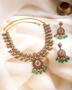 rubans Women Necklace & Earrings Set-picture-47