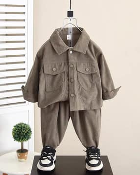 fastdeal x ag Boys Ribbed Shirt & Pants Set-picture-52