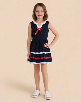 u.s. polo assn. Girls Round-Neck A-Line Dress-picture-34