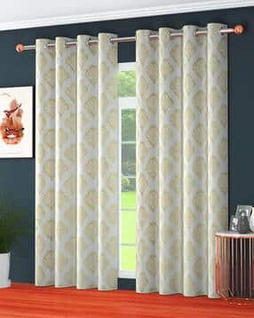yarnis Set of 2 Long Door Curtains with Eyelets Header-picture-15