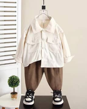 fastdeal x ag Boys Ribbed Shirt & Pants Set-picture-14