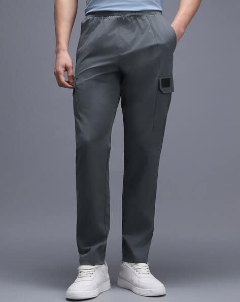 VAN HEUSEN Men Mid Rise Straight Track Pants