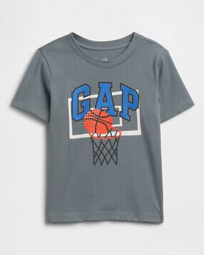 gap kids Boys Graphic Print Relaxed Fit Round-Neck T-Shirt-picture-52