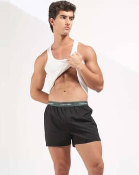 Men Pack of 3 Boxers with Logo Waistband-image-39