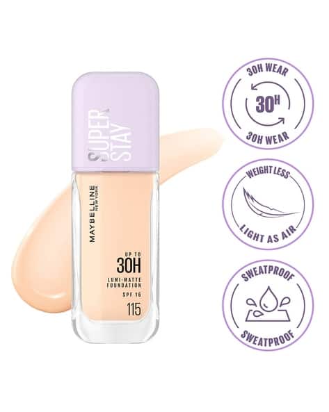 Maybelline New York  Super Stay Lumi-Matte Liquid Foundation 30H Longwear - 115