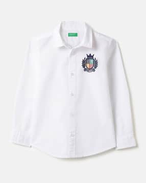 united colors of benetton Boys Self-design Relaxed Fit Shirt-picture-14