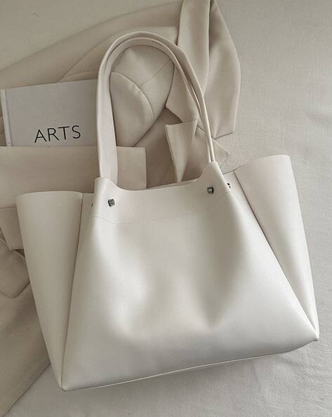 Lulu & Sky Women Tote Bag with Metal Accent