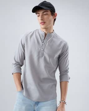 vastrado Men Slim Fit Short Kurta-picture-32