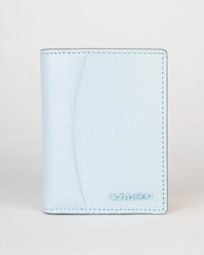 leather bi-fold wallet