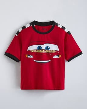 hopscotch Lightning McQueen Cotton T-Shirt-picture-47