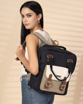 ensac Women Colourblock Travel Backpack-picture-20