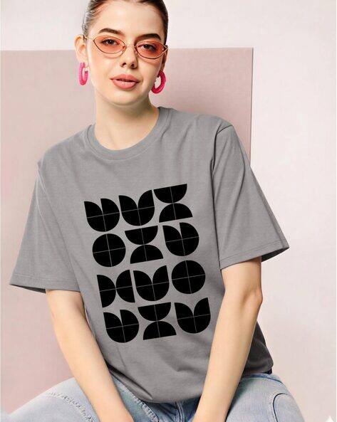 Buy Grey Tshirts for Women by AUSK Online | Ajio.com