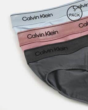 calvin klein underwear Pack of 3 Mid-Rise Briefs with Logo Waistband -picture-50