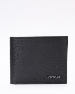 calvin klein Monogram Print Leather Bi-Fold Wallet-picture-14