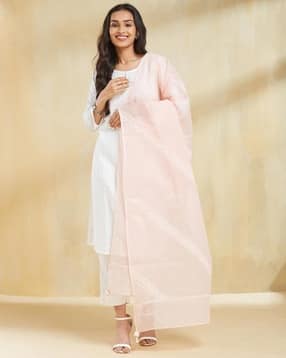 fabindia Women Embroidered Dupatta-picture-31