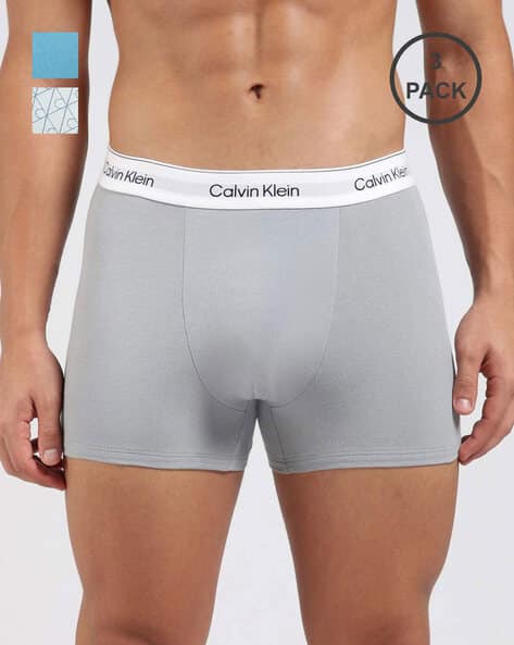 Calvin Klein Underwear Pack of 3 Cotton Regular Trunk