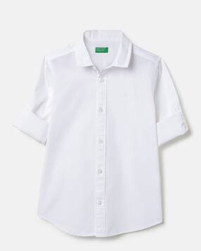 Boys Self-design Relaxed Fit Shirt-image-15