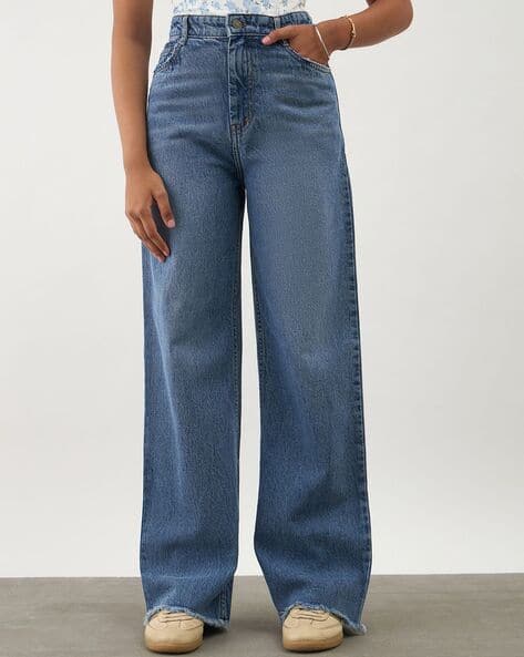 NOH.VOH - SASSAFRAS KIDS Girls Relaxed High Rise Jeans
