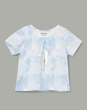 fame forever by lifestyle Girls Typographic Print Regular Fit Round-Neck T-Shirt-picture-12