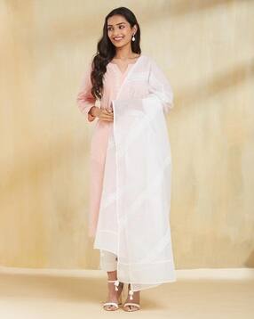 fabindia Women Embroidered Dupatta -picture-32
