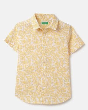 united colors of benetton Boys Self-design Relaxed Fit Shirt-picture-14