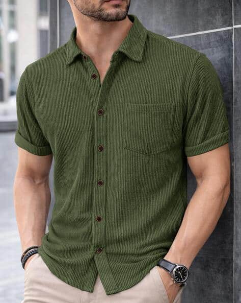 EYEBOGLER Men Regular Fit Classic Shirt