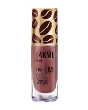 lakme 9 To 5 Overtime Shine Nail Polish Coffee Edit - 14 Midnight Roast-picture-12