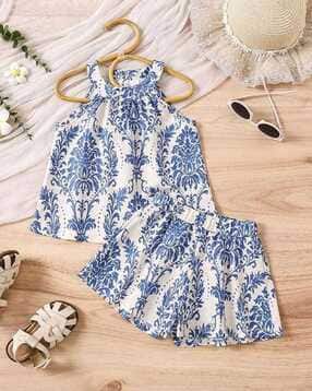 styleconnect Girls Floral Shorts with Top-picture-45