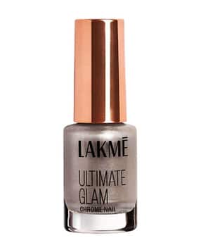 lakme Ultimate Glam Chrome Nail Paint - Khakhi-picture-41